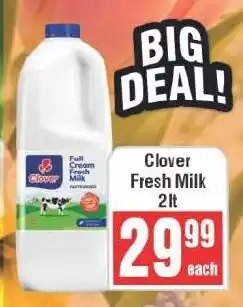 Frontline Clover Fresh Milk offer