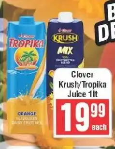 Frontline Clover Krush/Tropika Juice offer