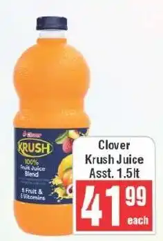 Frontline Clover Krush Juice Assorted offer