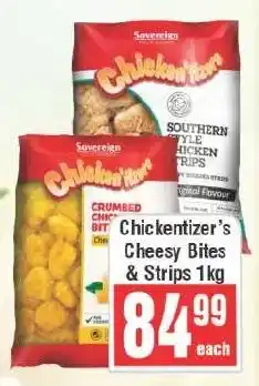 Frontline Chickenizer's Cheesy Bites & Strips offer