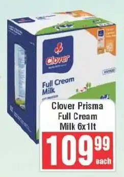 Frontline Clover Prisma Full Cream Milk offer