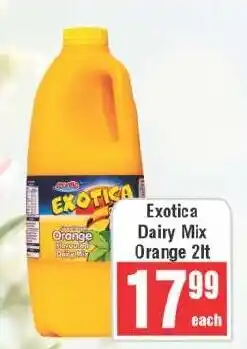Frontline Exotica Dairy Mix Orange offer