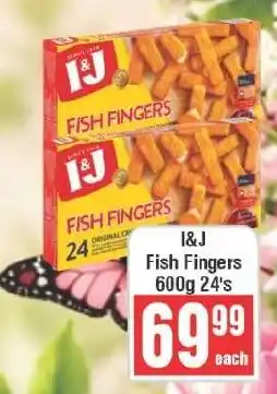 Frontline I&J Fish Fingers offer