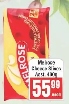 Frontline Melrose Cheese Slices offer
