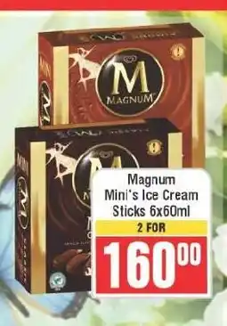 Frontline Magnum Mini's Ice Cream Sticks offer