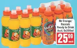 Frontline Mr Orange/Rascals Ready to Drink offer