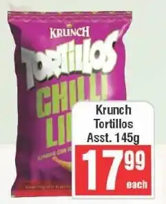 Frontline Krunch Tortillos offer