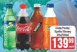 Frontline Coke/Fanta/Sprite/Stoney offer