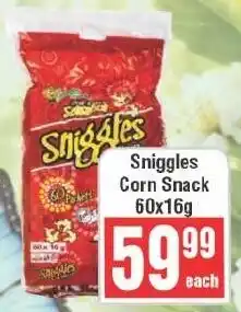 Frontline Sniggles Corn Snack offer