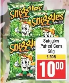 Frontline Sniggles Puffed Corn offer