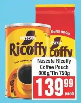 Frontline Nescafe Ricoffy Coffee Pouch offer