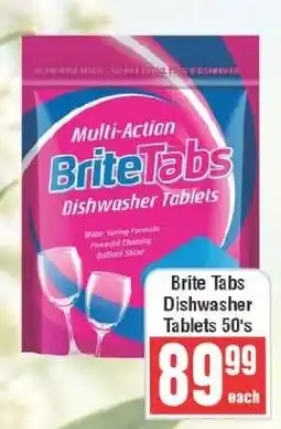 Frontline Brite Tabs Dishwasher Tablets offer