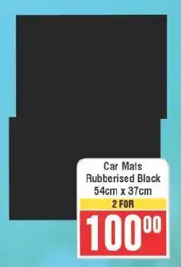 Frontline Car Mats Rubberised Black offer
