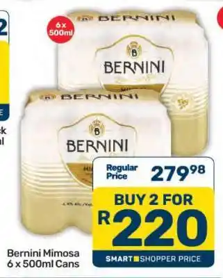 Bernini Mimosa 6 x 500ml Cans