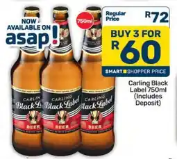 Pick n Pay Carling Black Label 750ml offer