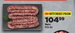 OK Foods OK Butcher's Pride offer