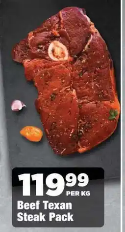 OK Foods Beef Texan Steak Pack offer