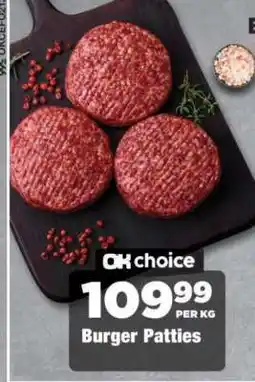 OK Foods Burger Patties offer