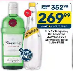 Pick n Pay Tanqueray Gin Assorted 750ml offer