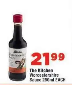 OK Foods The Kitchen Worcestershire Sauce 250ml EACH offer