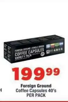 OK Foods Foreign Ground Coffee Capsules 40's offer
