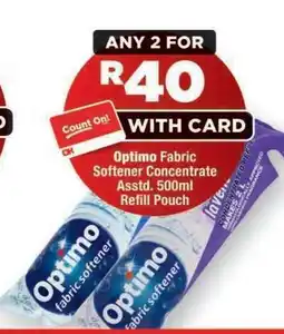 OK Foods Optimo Fabric Softener Concentrate offer
