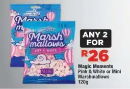 OK Foods Magic Moments Pink & White or Mini Marshmallows offer