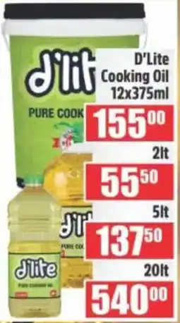 Devland Cash And Carry D'Lite Cooking Oil offer