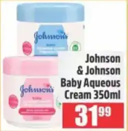 Devland Cash And Carry Johnson & Johnson Baby Aqueous Cream offer