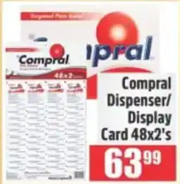 Devland Cash And Carry Compral Dispenser/Display Card offer