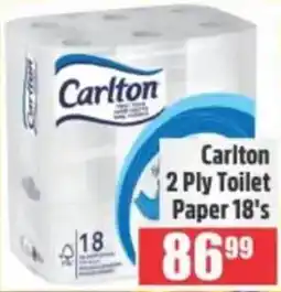 Devland Cash And Carry Carlton 2 Ply Toilet Paper offer