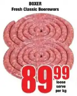 Boxer BOXER Fresh Classic Boerewors offer
