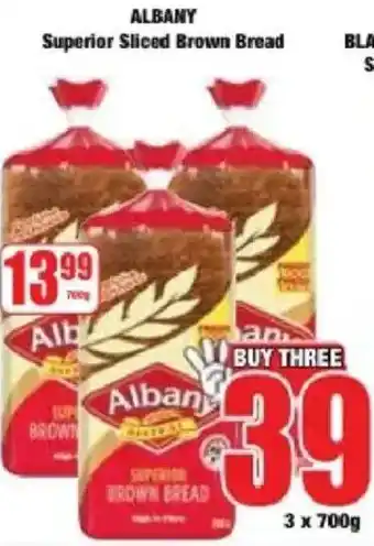 Boxer Albany Superior Sliced Brown Bread offer