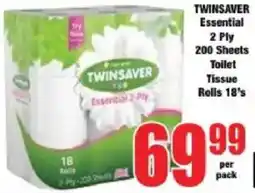 Boxer TWINSAYER Essential 2 Ply Toilet Tissue Rolls offer