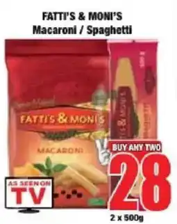 Boxer FATTI'S & MONI'S Macaroni offer