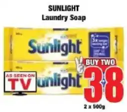 Boxer Sunlight Laundry Soap offer