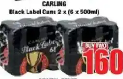 Boxer CARLING Black Label Cans offer