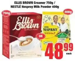 Boxer ELLIS BROWN Creamer / NESTLÉ Nespray Milk Powder offer