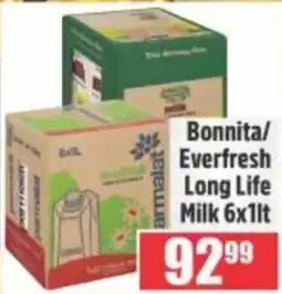 Devland Cash And Carry Bonnita/Everfresh Long Life Milk offer