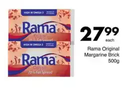 Save Hyper Rama Original Margarine Brick offer
