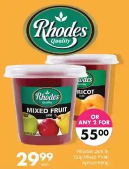 Save Hyper Rhodes Jam In Cup Mixed Fruit/Apricot offer
