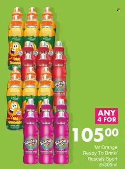 Save Hyper Mr Orange Ready To Drink/ Rascals Sport offer