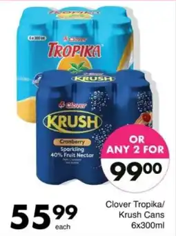Save Hyper Clover Tropika/Krush Cans offer