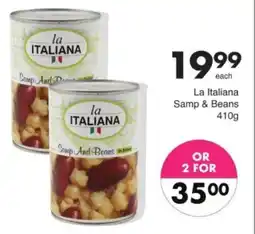 Save Hyper La Italiana Samp & Beans offer
