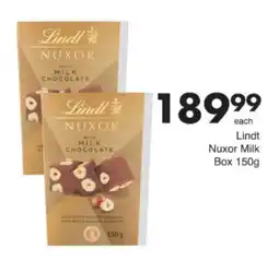 Save Hyper Lindt Nuxor Milk Chocolate offer