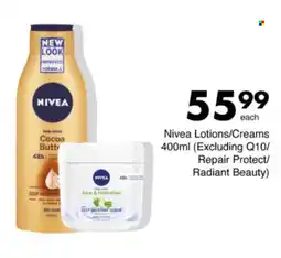 Save Hyper Nivea Lotions/Creams offer