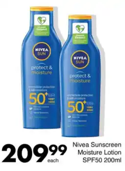 Save Hyper Nivea Sunscreen Moisture Lotion offer