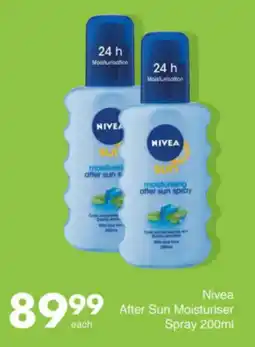 Save Hyper Nivea After Sun Moisturiser Spray offer
