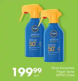 Save Hyper Nivea Sunscreen Trigger Spray SPF50 offer