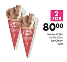Save Hyper Nestle Kit Kat Vanilla Choc Ice Cream offer